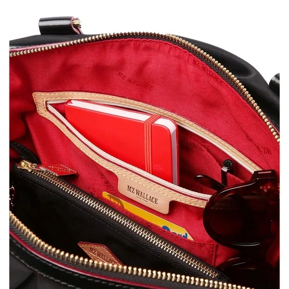 MZ Wallace Kate Carry All Shoulder Bag Office Travel Diaper NEW w/ strap & pouch - Picture 11 of 11